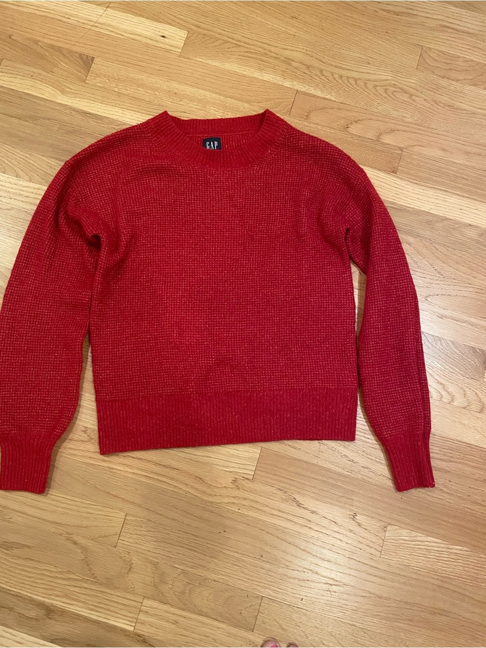 GAP Red Crewneck Women's Sweater
